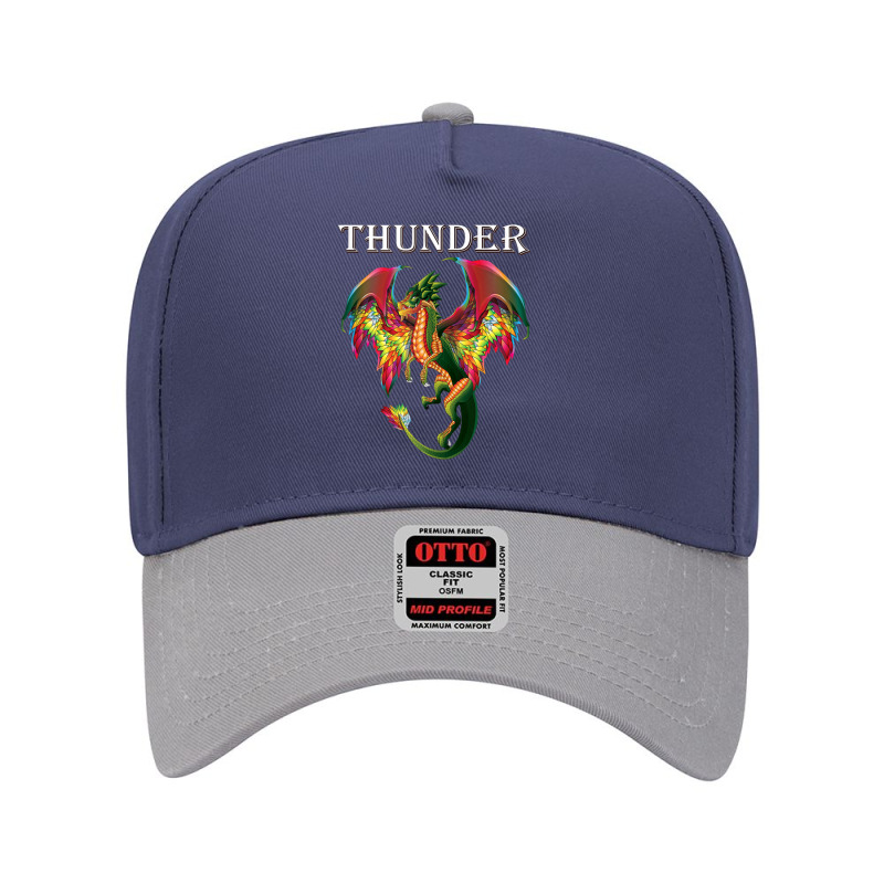 Imagine You Are A Thunder Dragon Breathing Fire With Wings Adjustable Baseball Cap by cm-arts | Artistshot