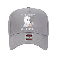 Ghost Writer Ghoul Author Halloween Trick Or Treat Novelist T Shirt Adjustable Baseball Cap | Artistshot