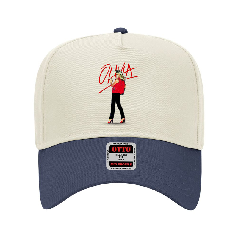 Olivia Newton-john - Totally Hot - Love - 70s Music Adjustable Baseball Cap by KristiMartin | Artistshot