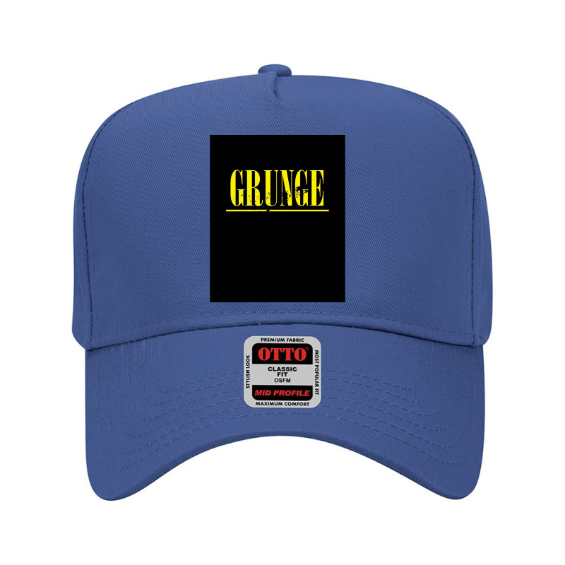 Grunge Graphic Adjustable Baseball Cap by SAUNDRAHARDAWAY | Artistshot