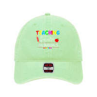 Teaching Future Bilinguals Spanish Teachers Back To School T Shirt Dyed Cap | Artistshot