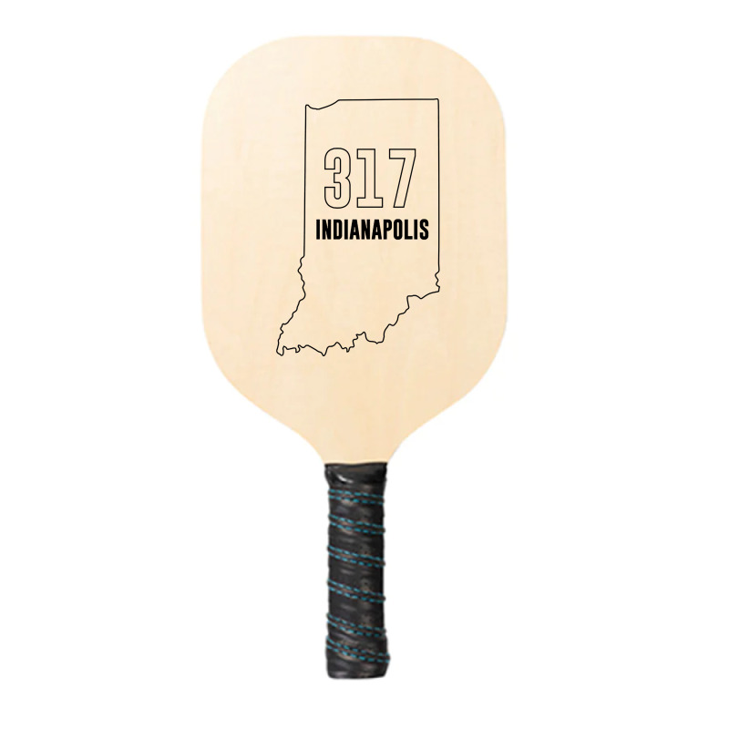 317 Area Code Of Indianapolis Or Indiana Zip List Pickleball Paddle | Artistshot