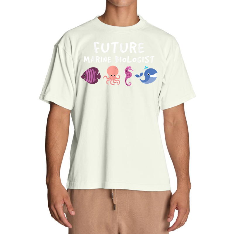 Future Marine Biologist Ocean Life Enthusiast Sea Lover Urban Heavy T-shirt | Artistshot