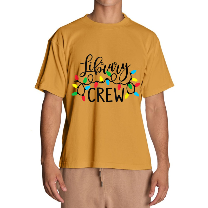 Christmas Lights Library Crew Family Christmas Holiday Xmas Tank Top Urban Heavy T-shirt by cm-arts | Artistshot