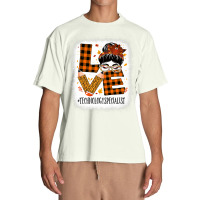 Technology Specialist Love Messy Bun Turkey Thanksgiving Premium T Shi Urban Heavy T-shirt | Artistshot