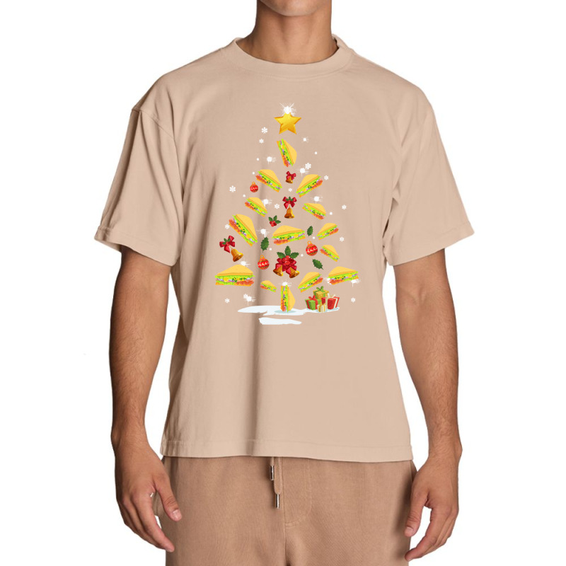 Sandwich Lover Great Sandwich Christmas Tree Sandwich Lover Xmas Costu Urban Heavy T-shirt | Artistshot