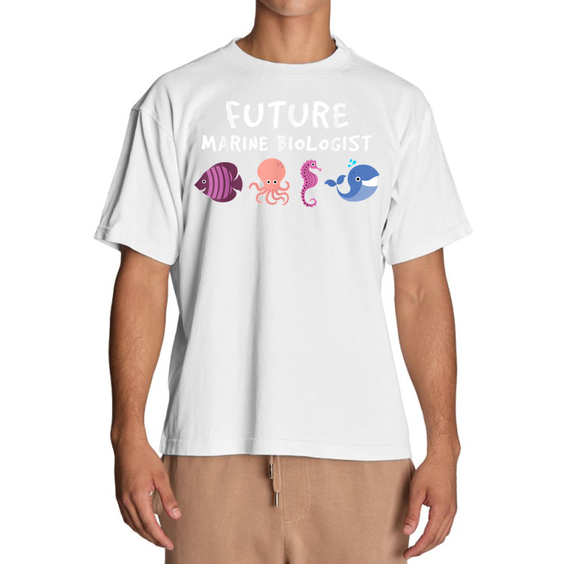 Future Marine Biologist Ocean Life Enthusiast Sea Lover Urban Heavy T-shirt | Artistshot