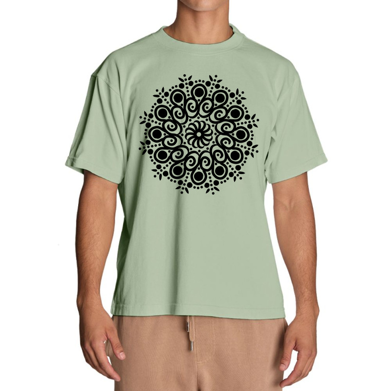 Mandala Illustration Urban Heavy T-shirt | Artistshot