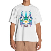 Mermaid Rose Pearls Sword Fish Octopus Seashell Trident T Shirt Urban Heavy T-shirt | Artistshot