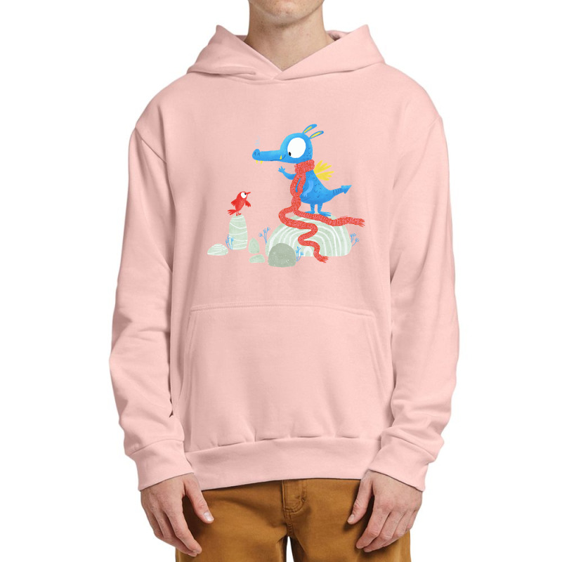 Dragon & Bird - Learn To Fly. Green Urban Pullover Hoodie by Kenlofu52 | Artistshot