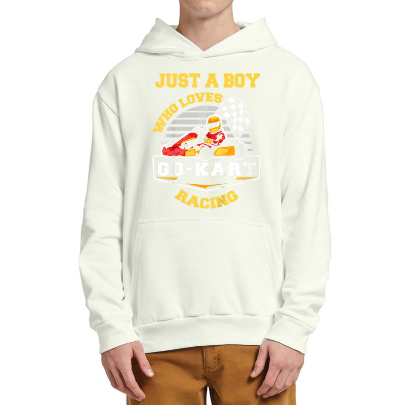 Kids Go-kar Boy Go Kart Racing Quote Go-kart Racer Urban Pullover Hoodie by cm-arts | Artistshot