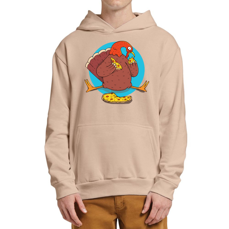 Thanksgiving Turkey Pizza Urban Pullover Hoodie | Artistshot