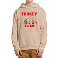 Thanksgiving Turkey I Don't See Any Turkey I'm A Flamingo Urban Pullover Hoodie | Artistshot