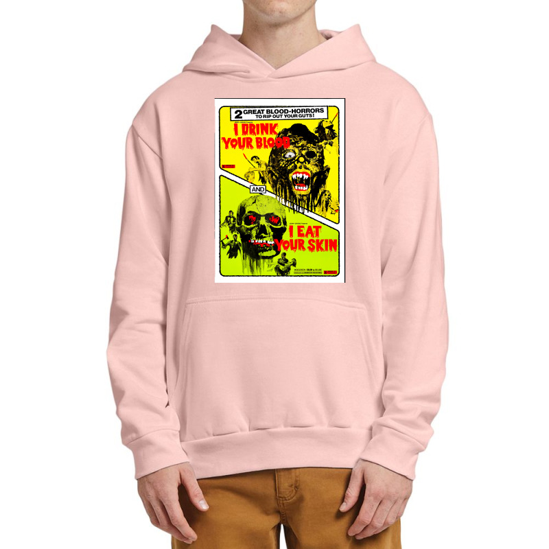 I Drink Your Blood & I Eat Your Skin Combo (1971) Urban Pullover Hoodie | Artistshot