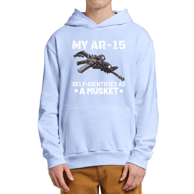 My Ar-15 Self-identifies As A Musket Urban Pullover Hoodie by cm-arts | Artistshot