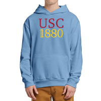 Usc Womens Ivy Font 1880 Cardinal Gold V-neck Urban Pullover Hoodie | Artistshot