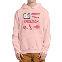 Lot D Amp X27 Autocollants Coral English School Subject Urban Pullover Hoodie | Artistshot