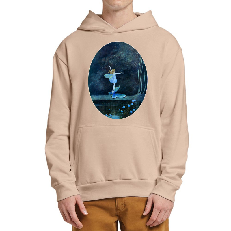 Butterfly Ride Fairyland Of Ida Rentoul Outhwaite Fantasy Long Sleeve Urban Pullover Hoodie by cm-arts | Artistshot