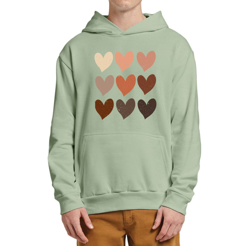 Diversity Hearts, Skin Tone Hearts Urban Pullover Hoodie | Artistshot