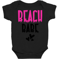 Beach Babe Baby Bodysuit | Artistshot