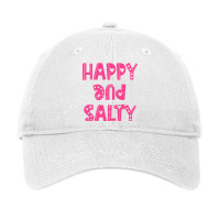 Happy And Salty Pink Adjustable Cap | Artistshot