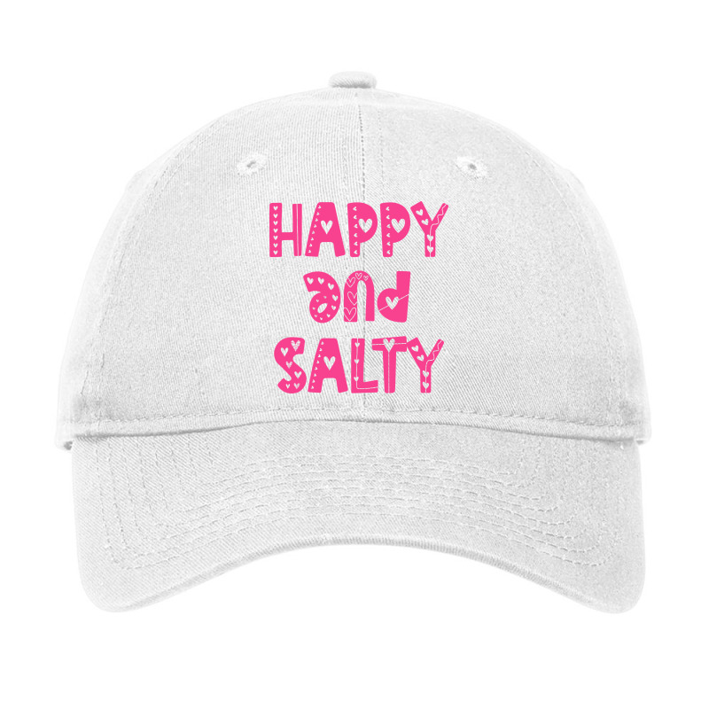 Happy And Salty Pink Adjustable Cap | Artistshot