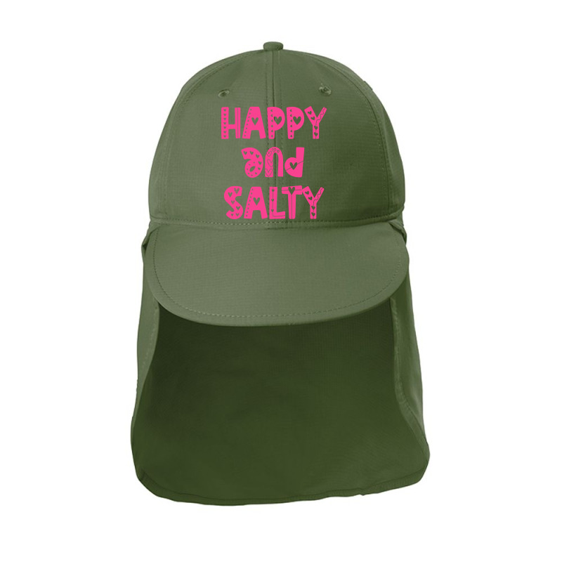 Happy And Salty Pink Sun Shade Cap | Artistshot