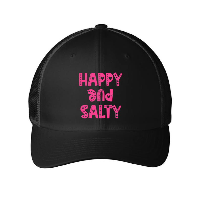 Happy And Salty Pink Mesh Cap | Artistshot