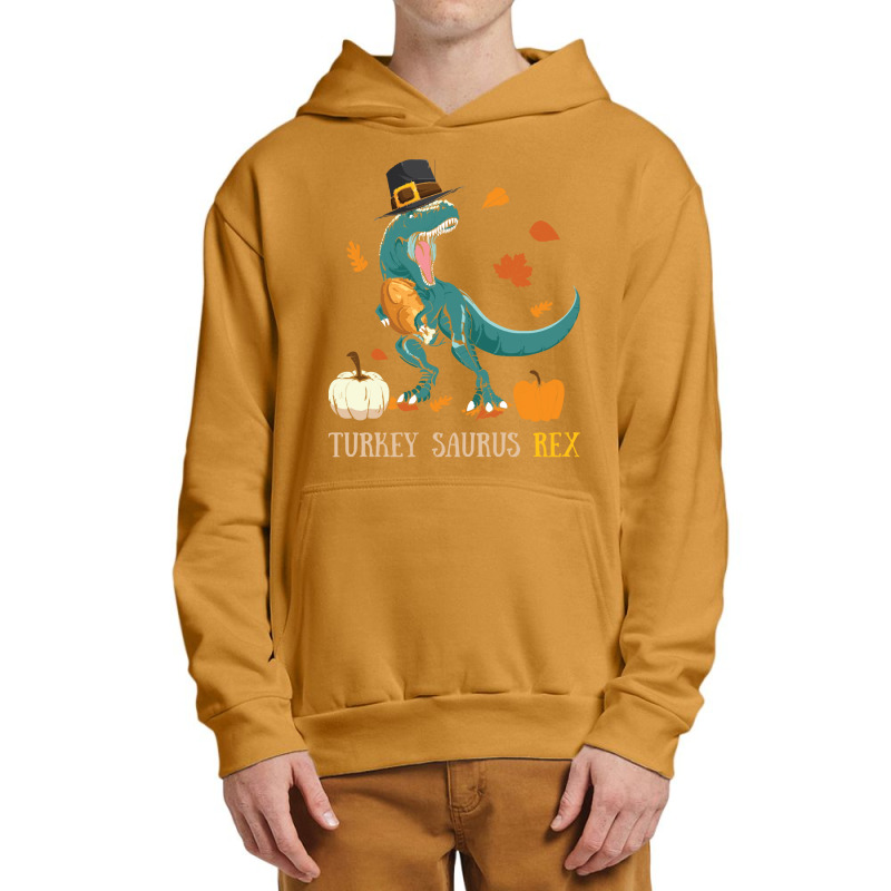 Thanksgiving Turkey Turkey- Saurus Rex Urban Pullover Hoodie | Artistshot