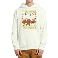 Thanksgiving Turkeythankful For My Littel Urban Pullover Hoodie | Artistshot