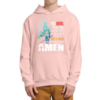 Templar Knight Crusader Quote The Devil Saw Me Urban Pullover Hoodie | Artistshot