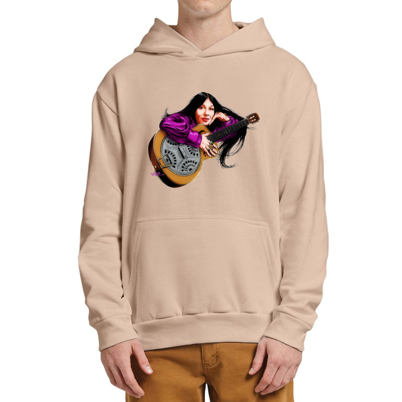 Buffy Sainte Marie - An Illustration By Paul Cemmick Urban Pullover Hoodie | Artistshot