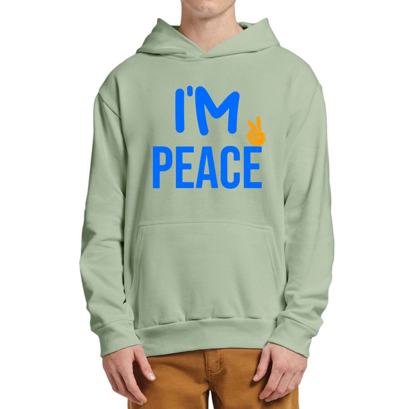 I Come In Peace I'm Peace Funny Matching Couples Urban Pullover Hoodie | Artistshot