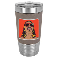 C:\users\dell\desktop\l2\chung 7\stevie Wonder Retro Wonder.png Leatherette Tumbler | Artistshot