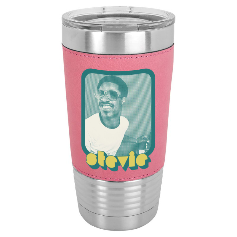 C:\users\dell\desktop\l2\chung 7\stevie Wonder Stevie Wonder ___ Retro Leatherette Tumbler | Artistshot