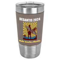 Ron Desantis For President 2024 Conservative Leatherette Tumbler | Artistshot