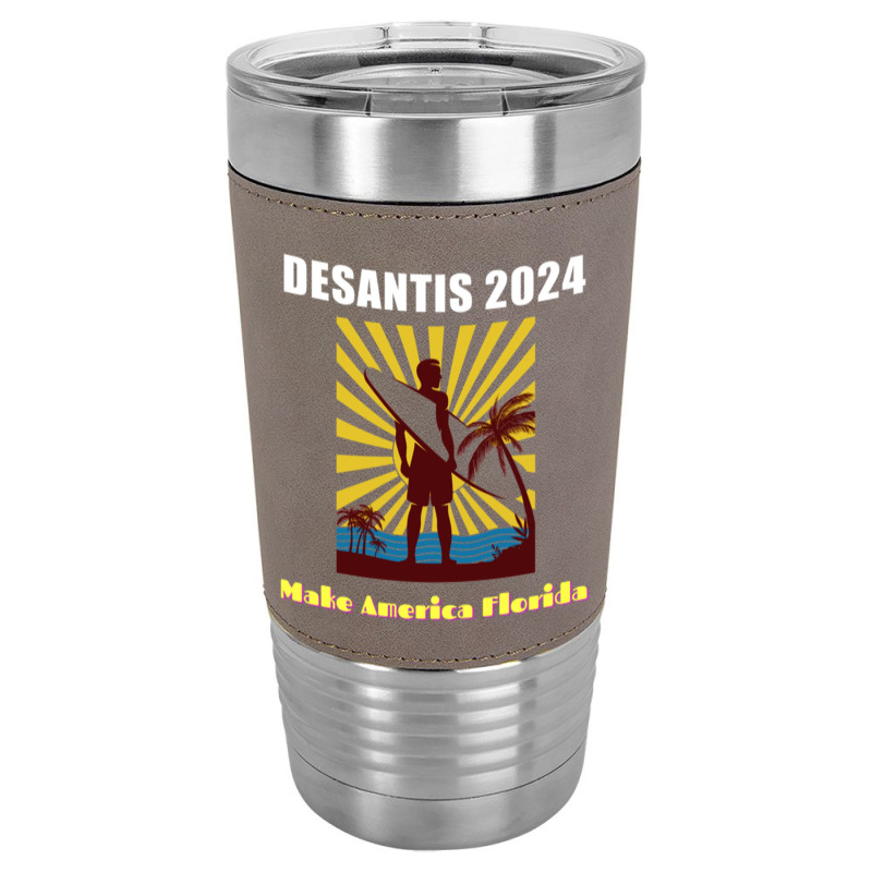 Ron Desantis For President 2024 Conservative Leatherette Tumbler | Artistshot