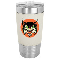 Wild Cat Rockabilly Retro Gift Leatherette Tumbler | Artistshot