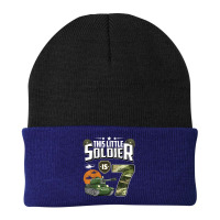 Kids 7 Year Old Soldier 7th Birthday Military Themed Camo Boys Beanie | Artistshot