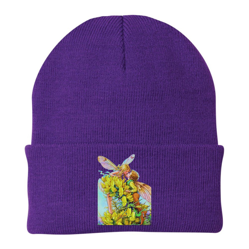 Kissing Fairies, Vintage Fairy Art, Gorse Flower Fairies, Kissing Fair Beanie | Artistshot