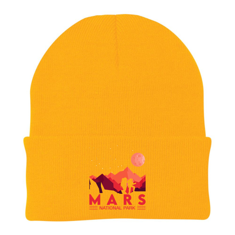 Red Mars Planet  Space National Park  Funny Mars Beanie | Artistshot