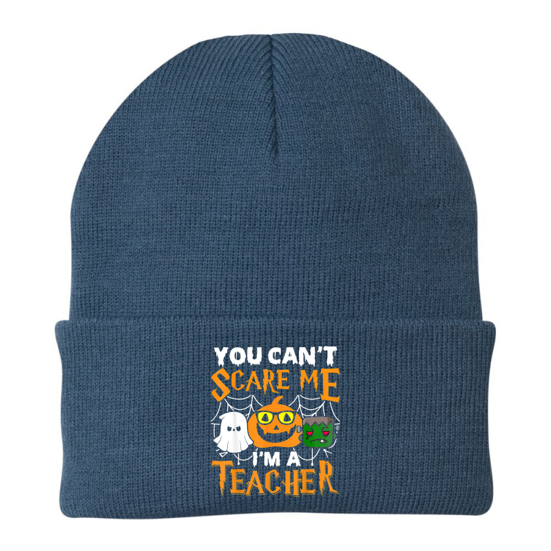 Halloween 2022 You Cant Scare Me Im A Teacher Scary Ghost Beanie by Bestshirt | Artistshot