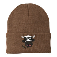 Funny Milk Cow Moo Farm Animal Beanie | Artistshot