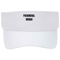 Womens Phenomenal Woman Olive Green T Shirt Visor Hat | Artistshot