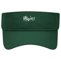 Retro Maine Heaven Visor Hat | Artistshot