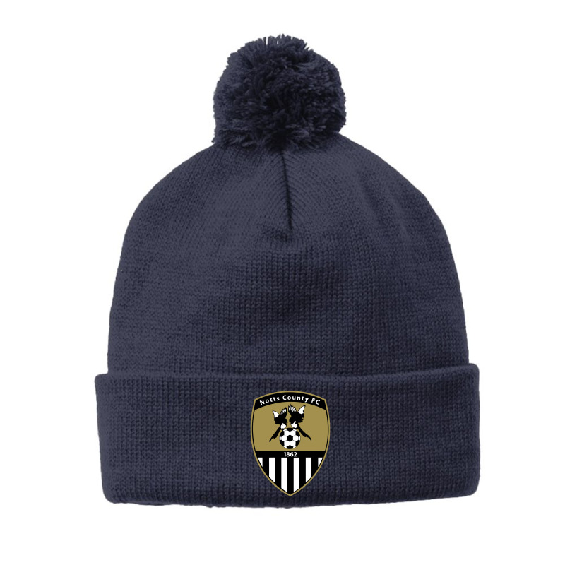 Notts County Fc Pom Pom Beanie by koamrunsida | Artistshot