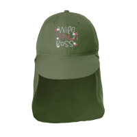 Wife Mom Boss Bling Rhinestone Funny Birthday Party Gift T Shirt Sun Shade Cap | Artistshot