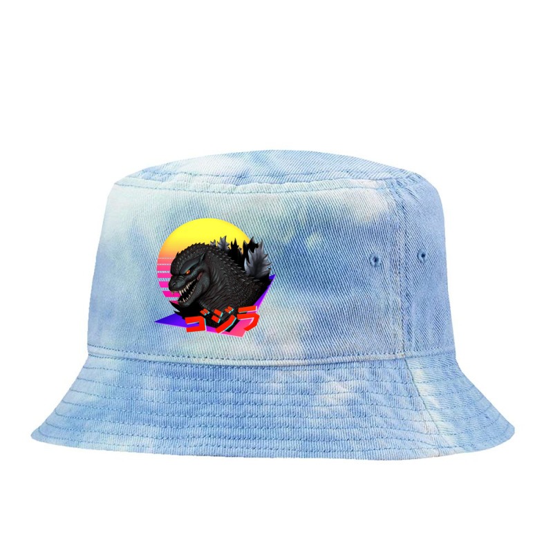 Scared Monster Vintage Tie Dyed Bucket Hat by marvogabrial | Artistshot