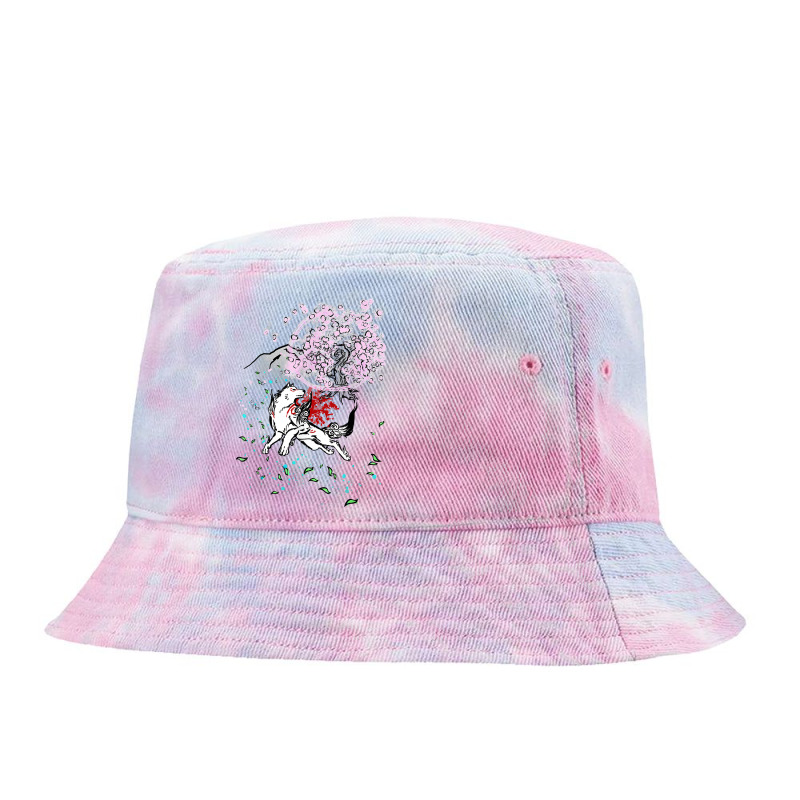 Amaterasu Okamis T Shirt Tie Dyed Bucket Hat | Artistshot