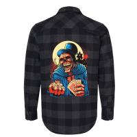 Scream Skull Catch Dice And Playing Card Flannel Shirt | Artistshot